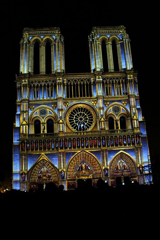 Le Parvis des Gentils le 25 mars 2011 à Notre-Dame de Paris. Photo Yannick Boschat 