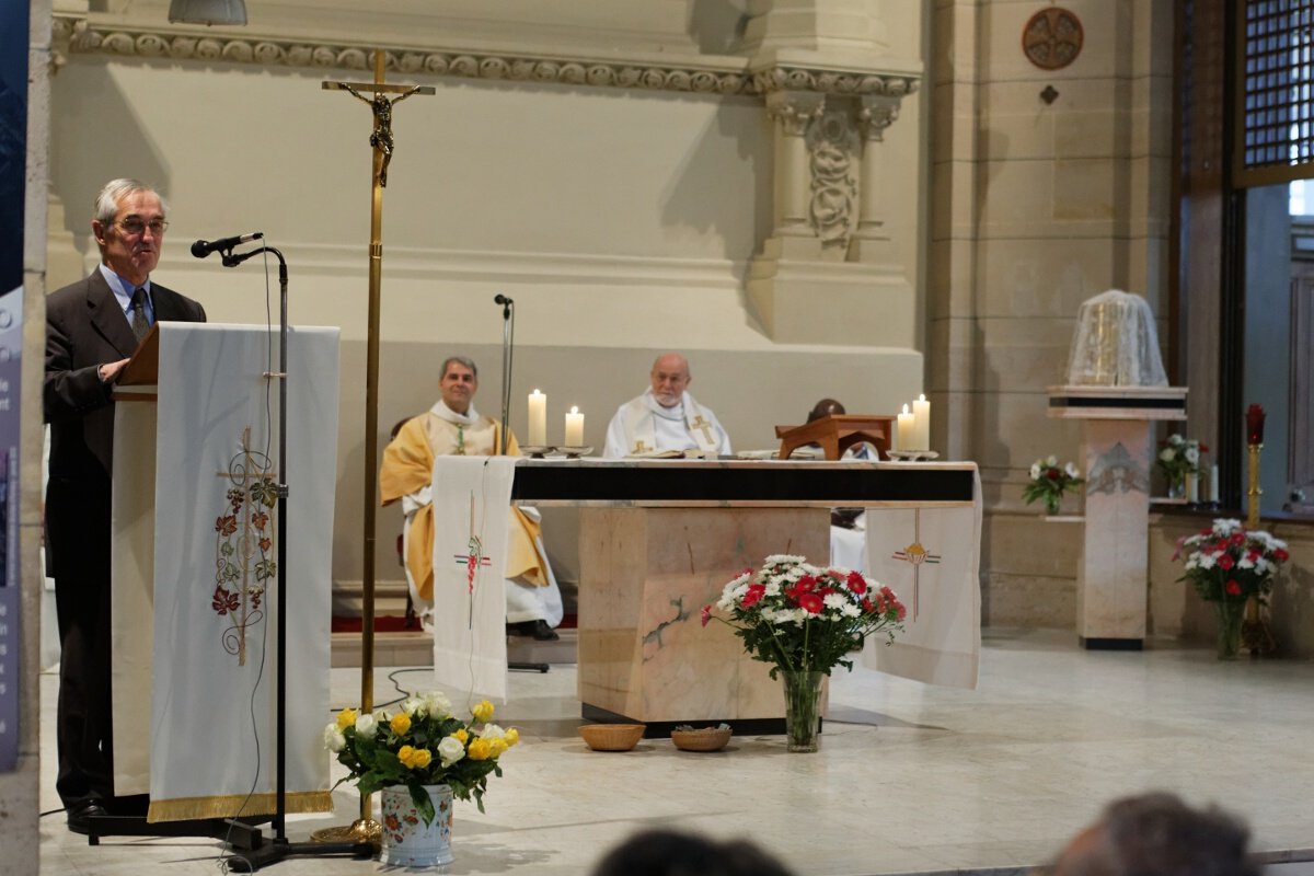 Messe à la chapelle de la Visitation. © Yannick Boschat / Diocèse de Paris.