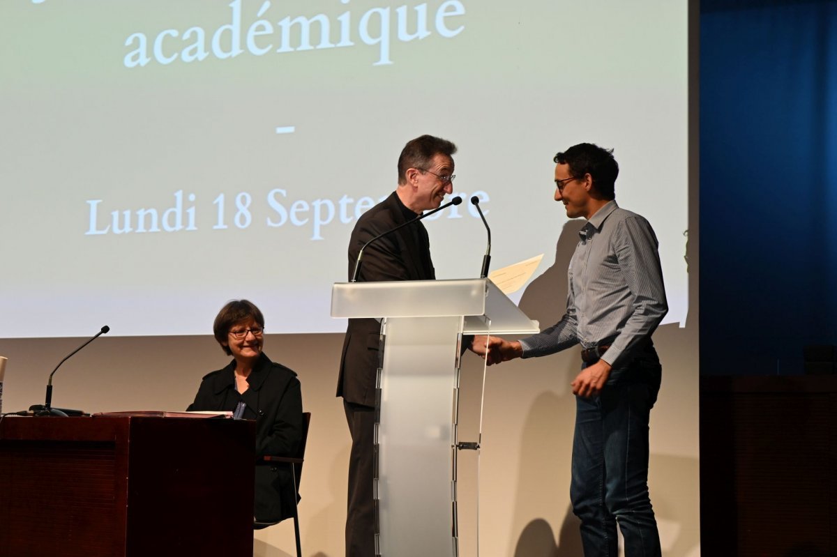 Rentrée de la Faculté Notre-Dame. © Marie-Christine Bertin / Diocèse de Paris.