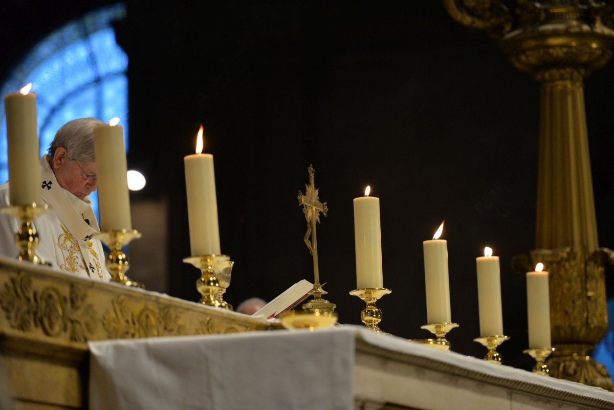 Messe chrismale 2023 à Saint-Sulpice. © Marie-Christine Bertin / Diocèse de Paris.