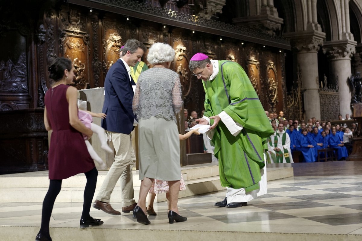 Messe d'action de grâce pour les ministères de Mgr Jérôme Beau et de (…). © Trung Hieu Do / Diocèse de Paris.