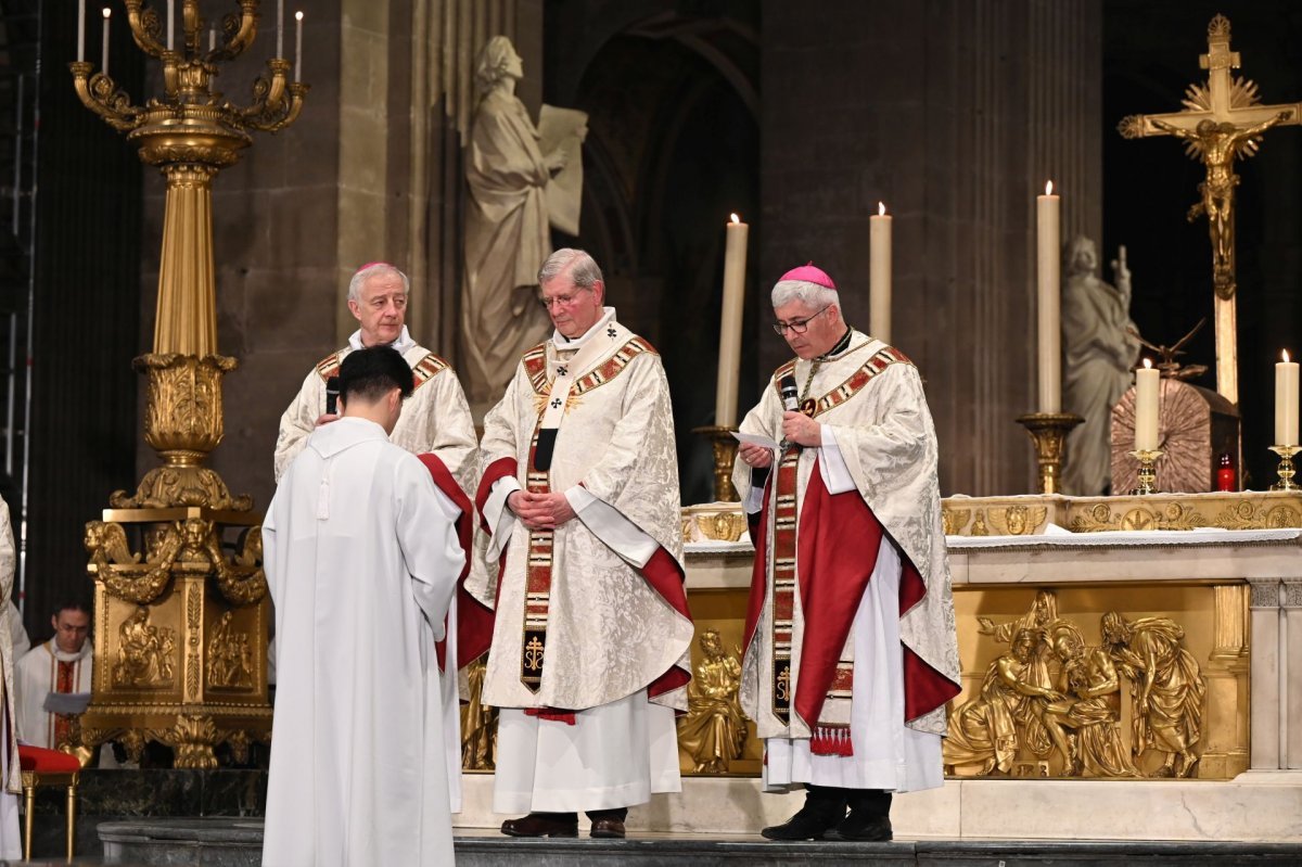 Messe chrismale 2024. © Marie-Christine Bertin / Diocèse de Paris.