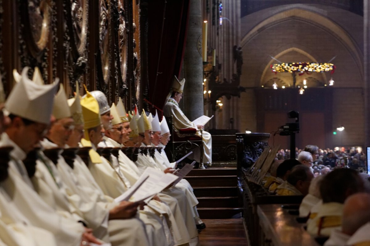 Liturgie de la Parole. © Yannick Boschat / Diocèse de Paris.