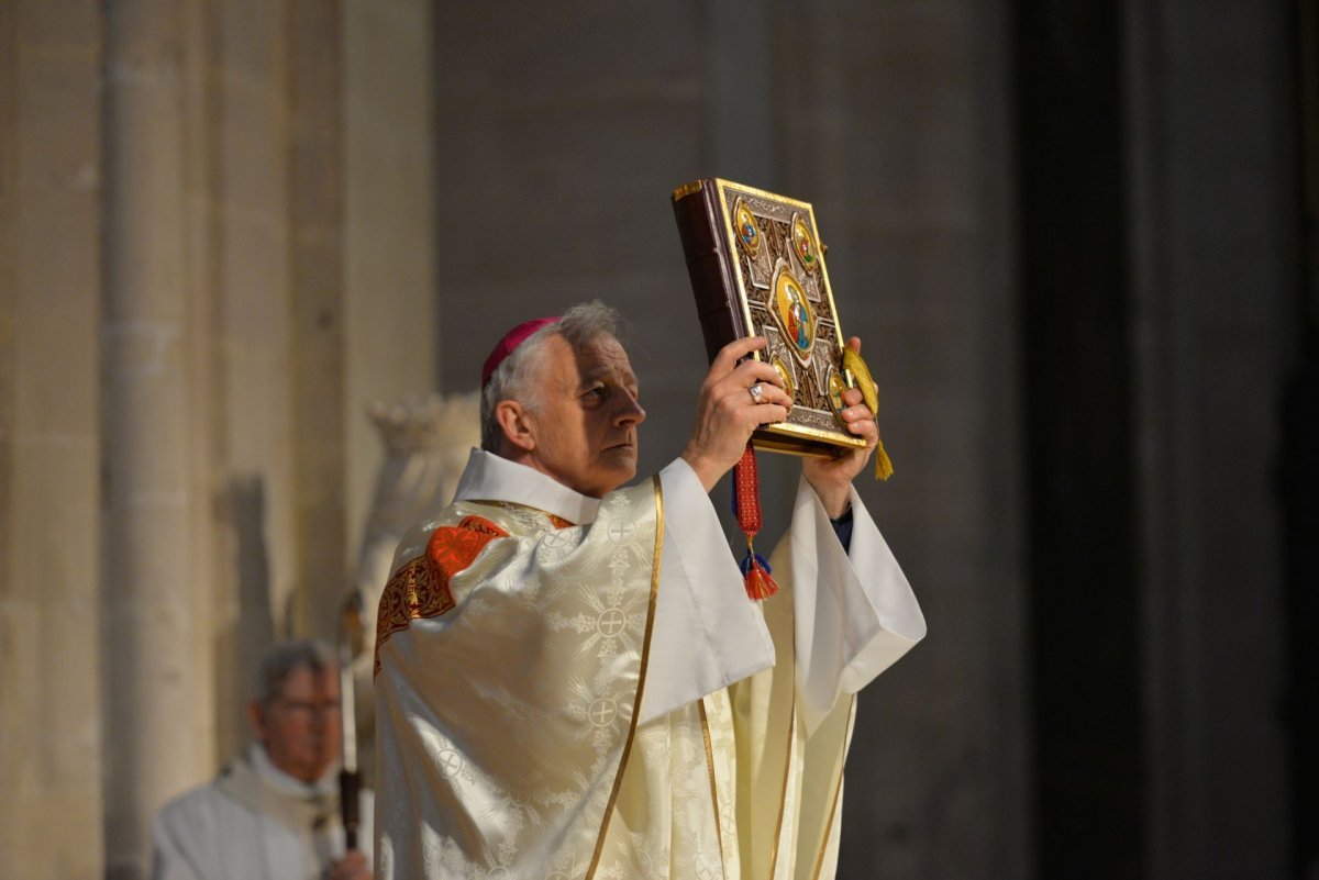 Jeudi saint 2023 à Saint-Germain l'Auxerrois. © Marie-Christine Bertin / Diocèse de Paris.