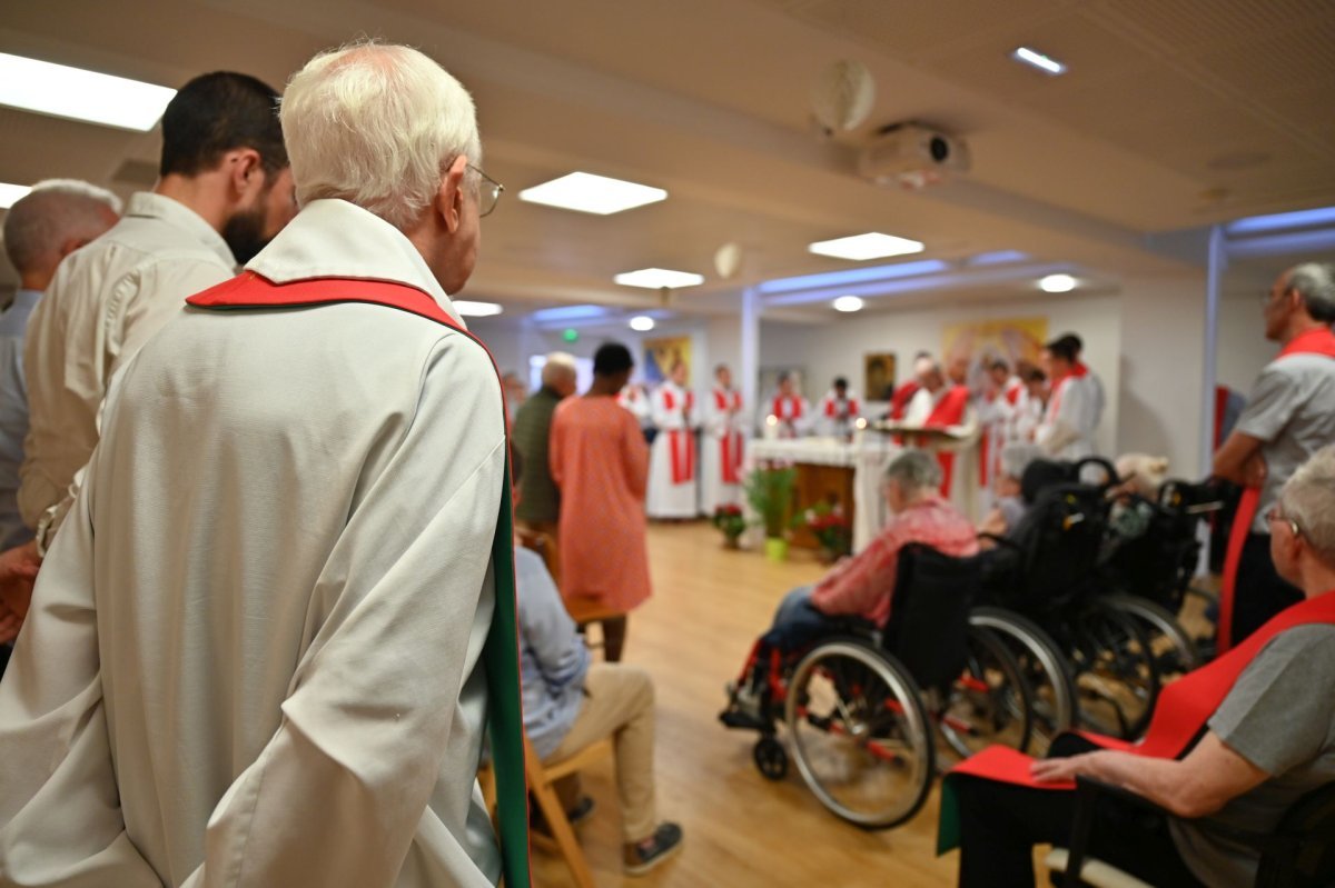 Messe des nouveaux prêtres à la Maison Marie-Thérèse 2025. © Marie-Christine Bertin / Diocèse de Paris.