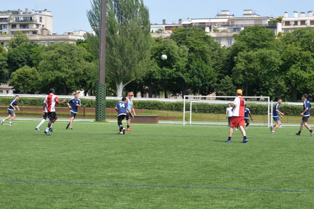 Tournoi de football. © Marie-Christine Bertin / Diocèse de Paris.