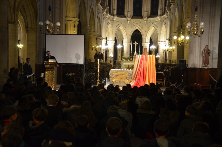 Rassemblement des jeunes confirmés 2015. © M-C Bertin.