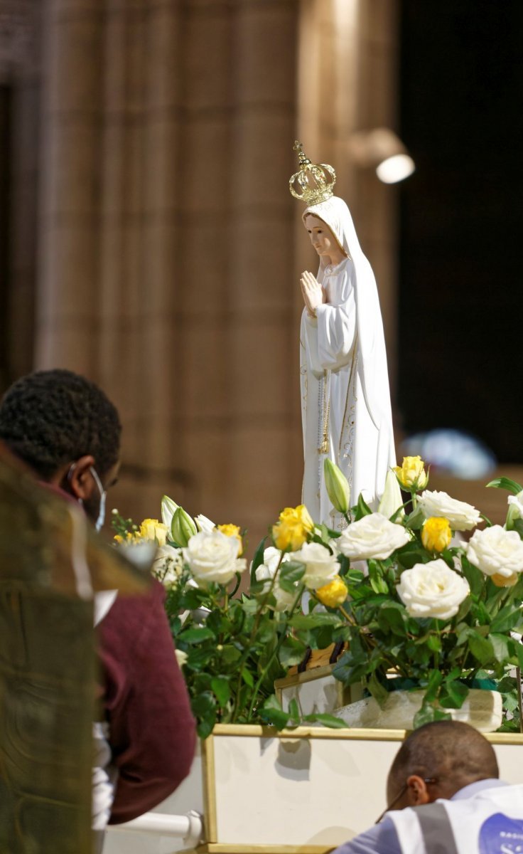 Messe pour la paix en union avec le pape François. © Yannick Boschat / Diocèse de Paris.