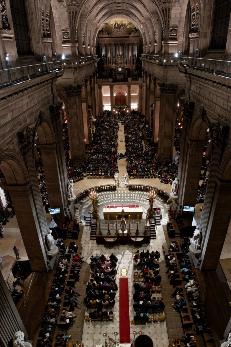 Prière du soir à Saint-Sulpice. © Yannick Boschat / Diocèse de Paris.