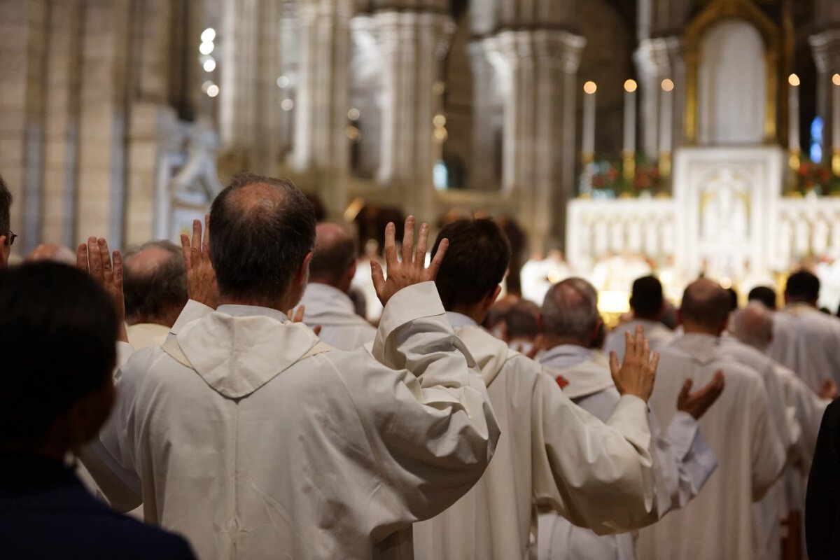 Liturgie eucharistique. © Yannick Boschat / Diocèse de Paris.