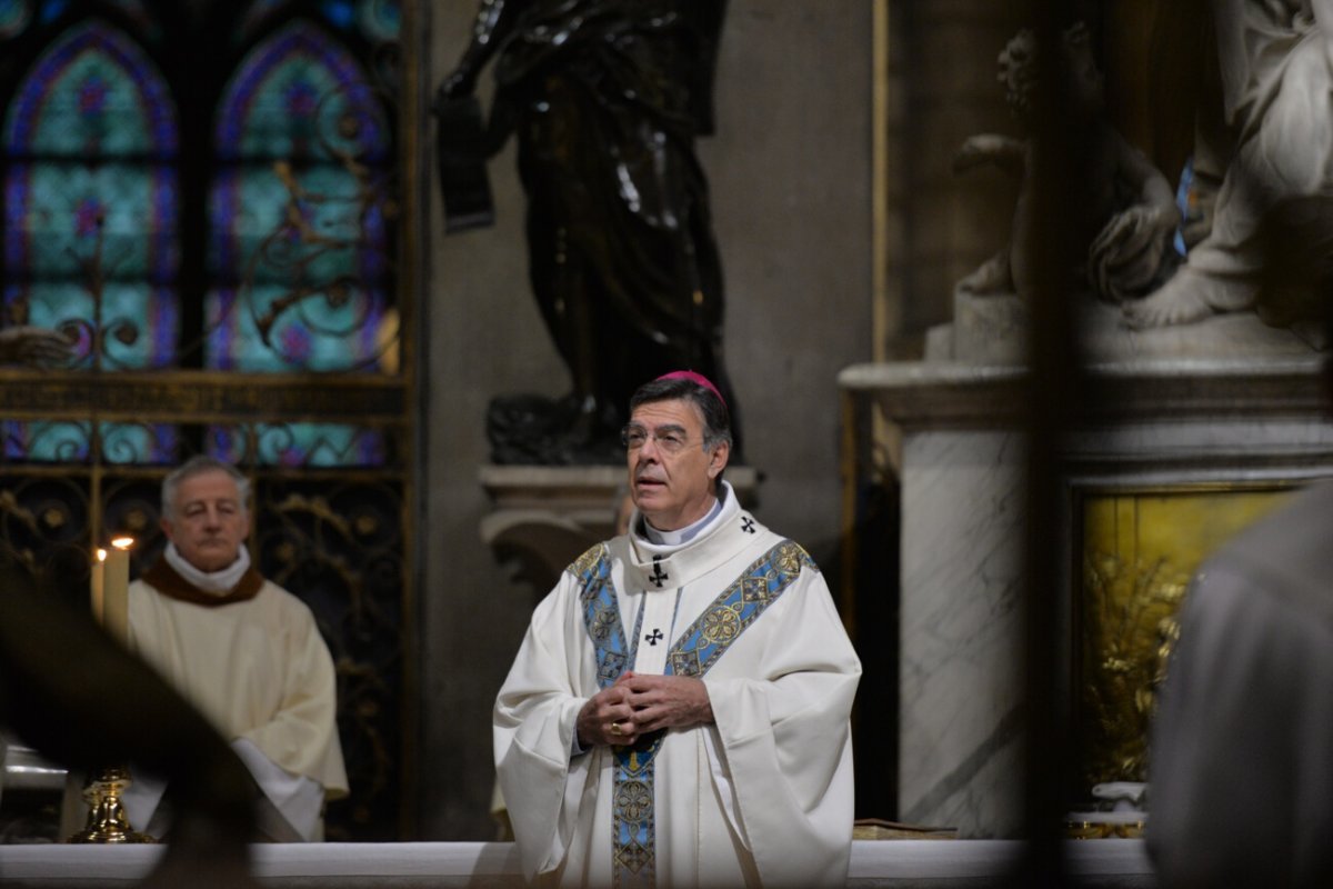 Mgr Michel Aupetit, archevêque de Paris. © Marie-Christine Bertin / Diocèse de Paris.