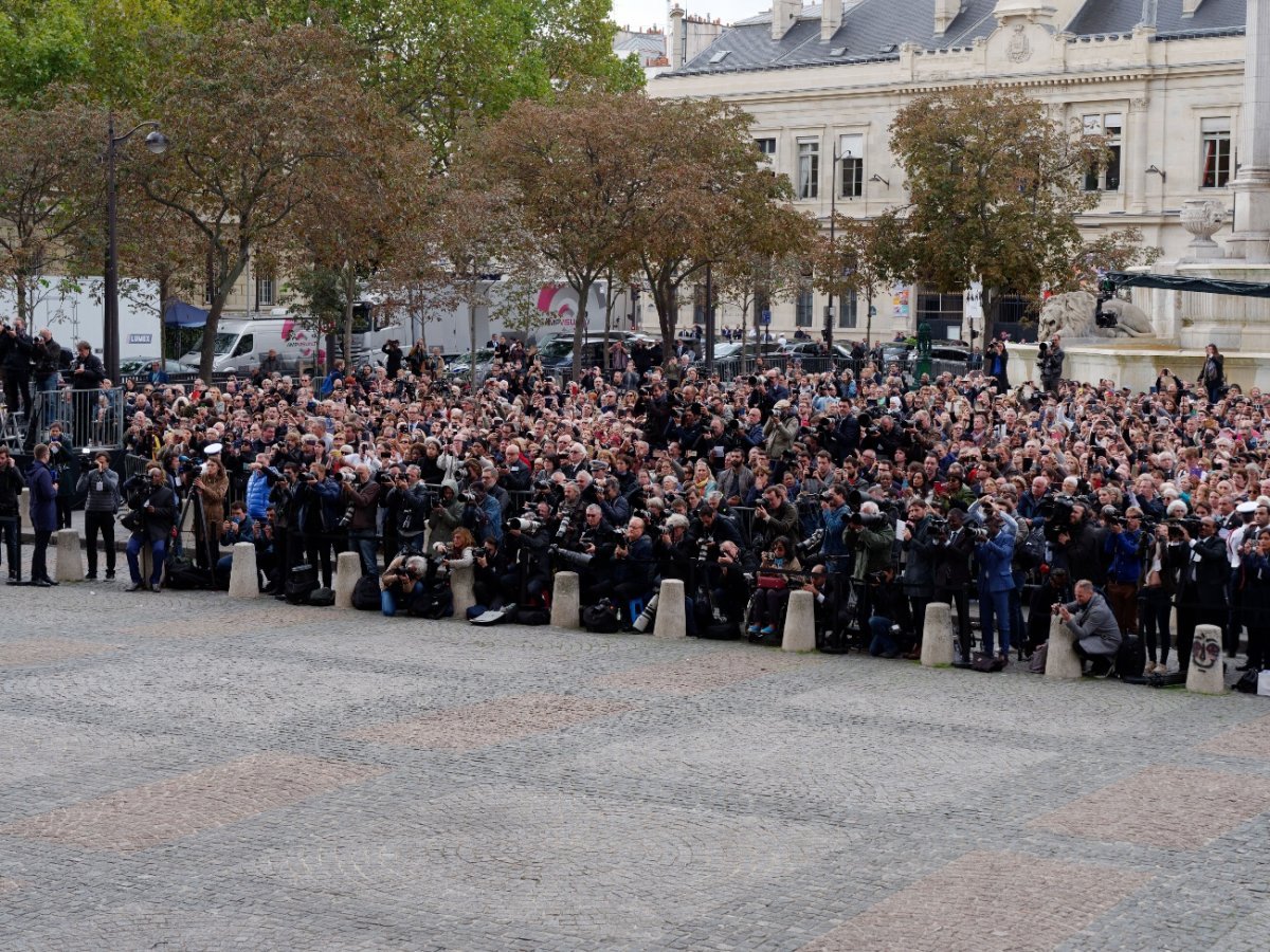 Messe des obsèques de Jacques Chirac à Saint-Sulpice. © Yannick Boschat / Diocèse de Paris.