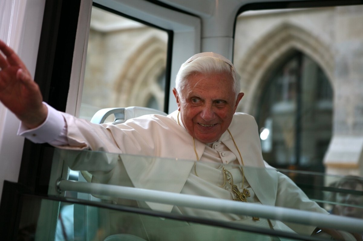 Trajet du pape Benoît XVI vers Notre-Dame de Paris. Reproduction interdite. © CIRIC.