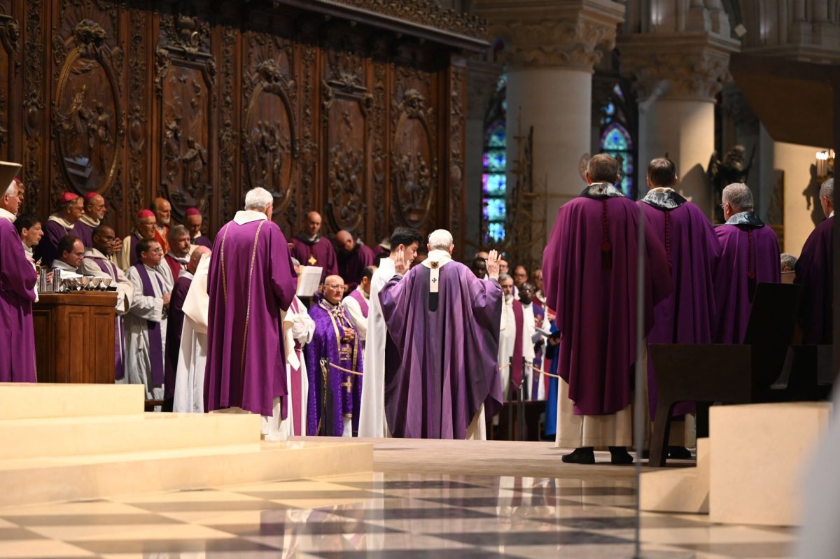 Obsèques du Cardinal André Vingt-Trois. © Marie-Christine Bertin / Diocèse de Paris.