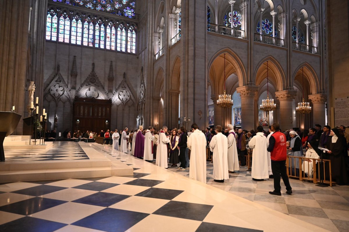 Appel décisif et inscription du nom des catéchumènes 2026 - Célébration de (…). © Marie-Christine Bertin / Diocèse de Paris.