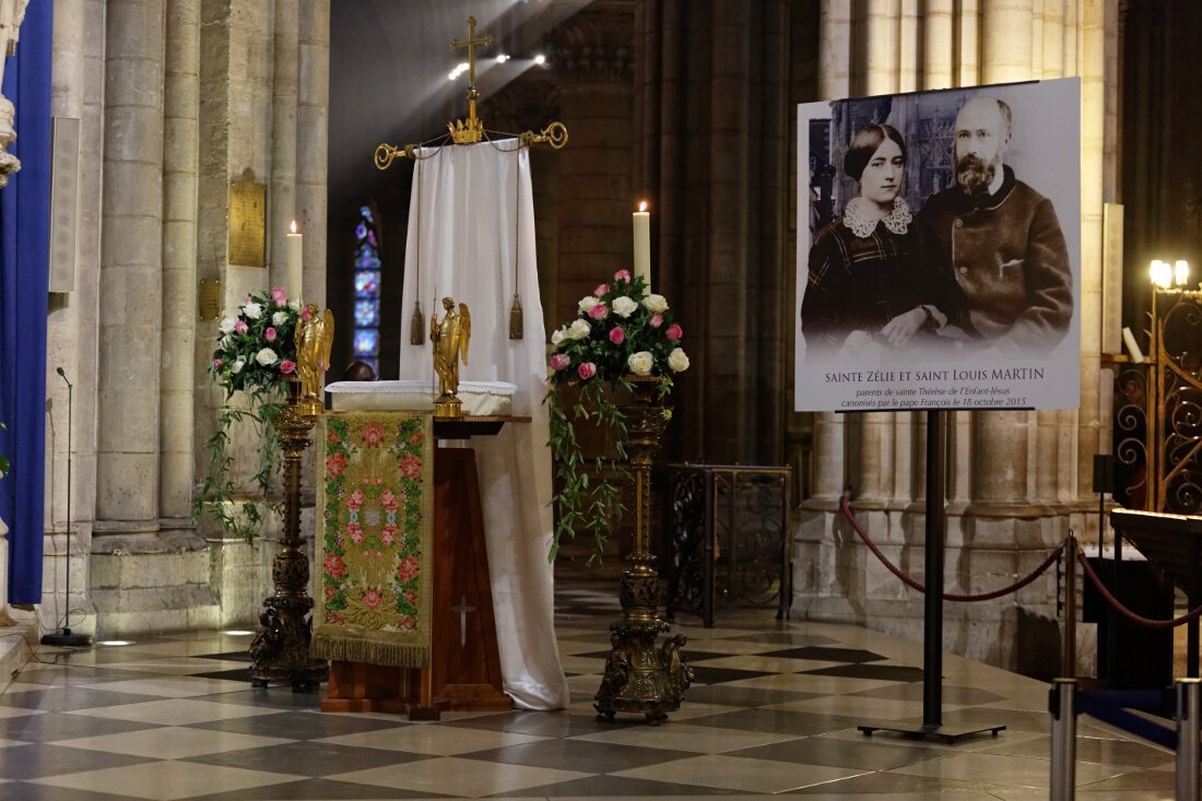 Messe d'action de grâce pour la canonisation des époux Martin. © Yannick Boschat / Diocèse de Paris.
