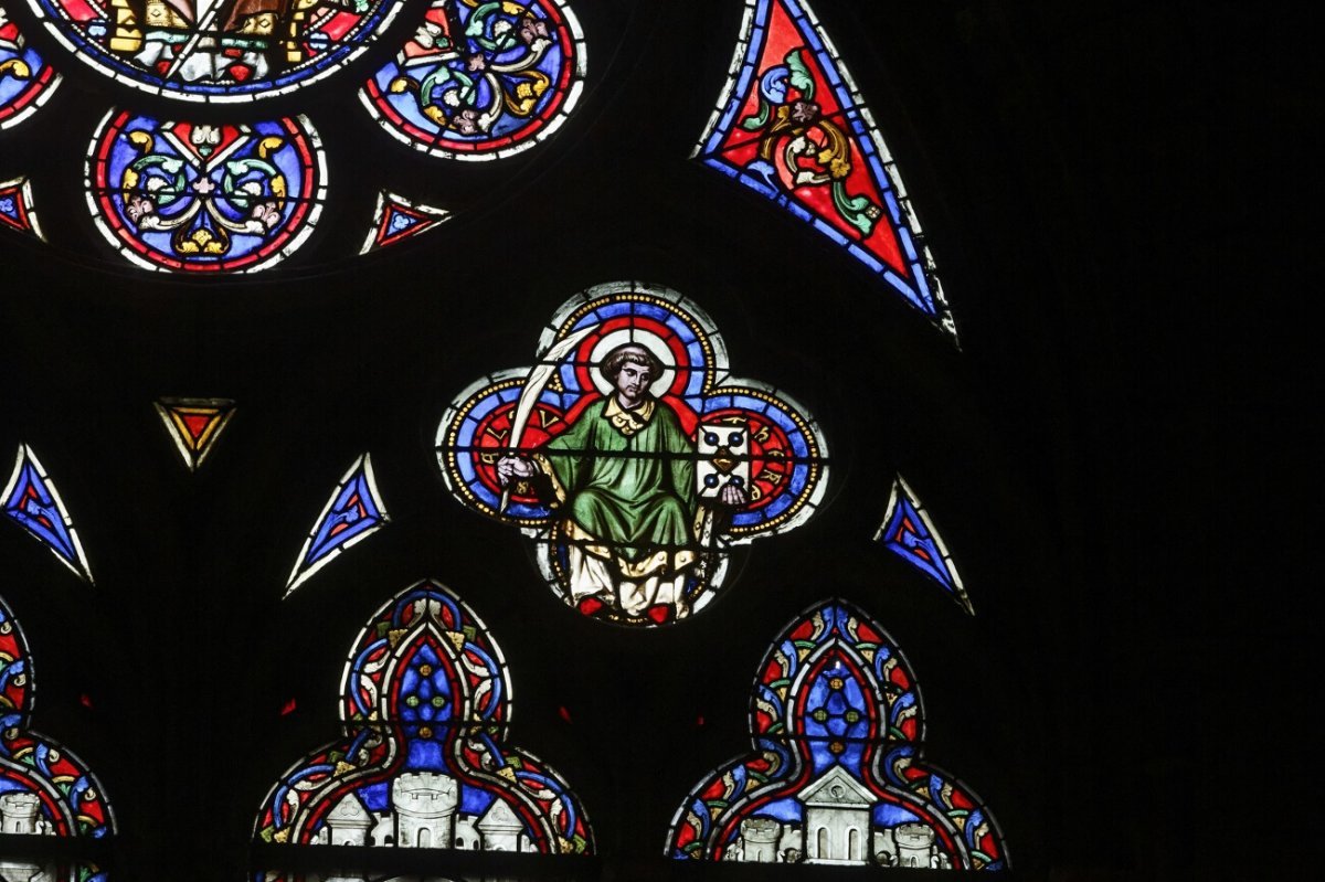 Vitraux de Notre-Dame de Paris. © Yannick Boschat.