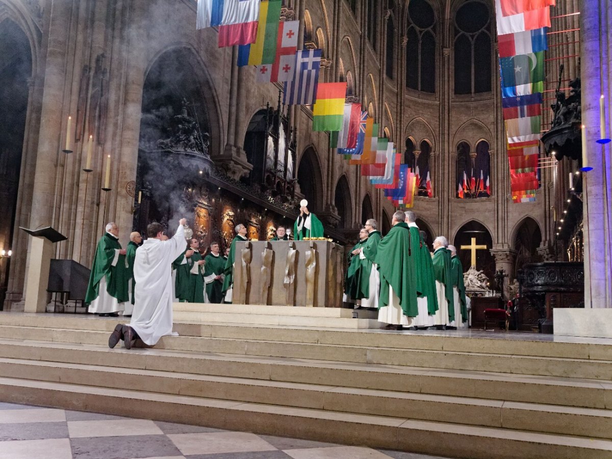 Messe pour le centenaire de la fin de la Première Guerre mondiale. © Yannick Boschat / Diocèse de Paris.