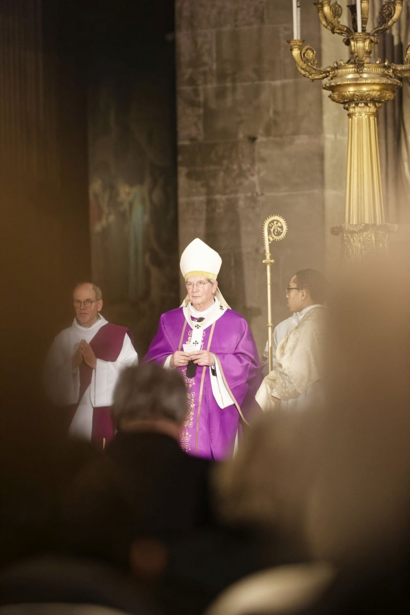 Messe d'action de grâce pour Benoît XVI à Saint-Sulpice. © Yannick Boschat / Diocèse de Paris.