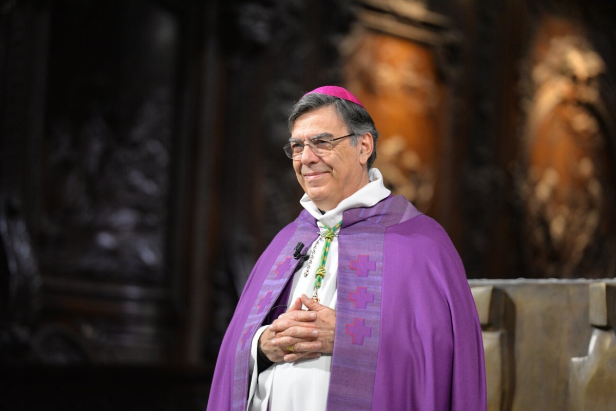 Mgr Michel Aupetit, archevêque de Paris. © Marie-Christine Bertin / Diocèse de Paris.