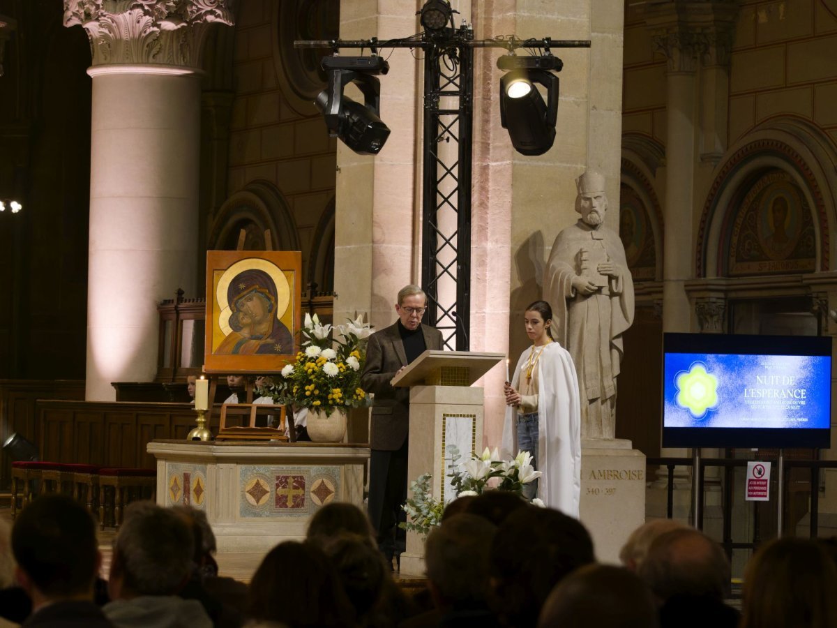 Nuit de l'Espérance à Saint-Ambroise. © Yannick Boschat / Diocèse de Paris.