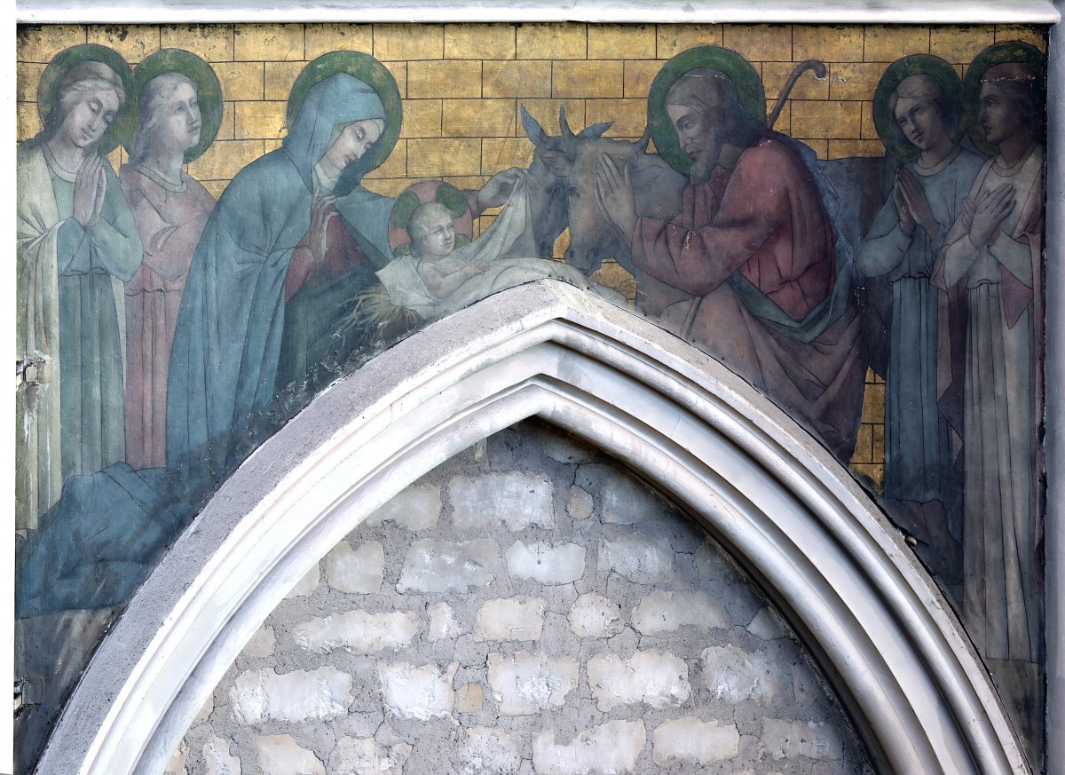 Nativité, par Adolphe Vasseur, fin du XIXe siècle, Saint-Joseph-Artisan. 