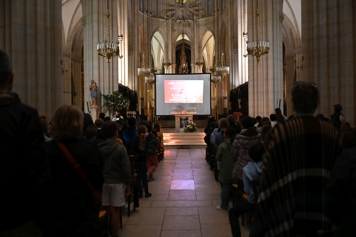 Rassemblement des CM1 2026. © Marie-Christine Bertin / Diocese de Paris.