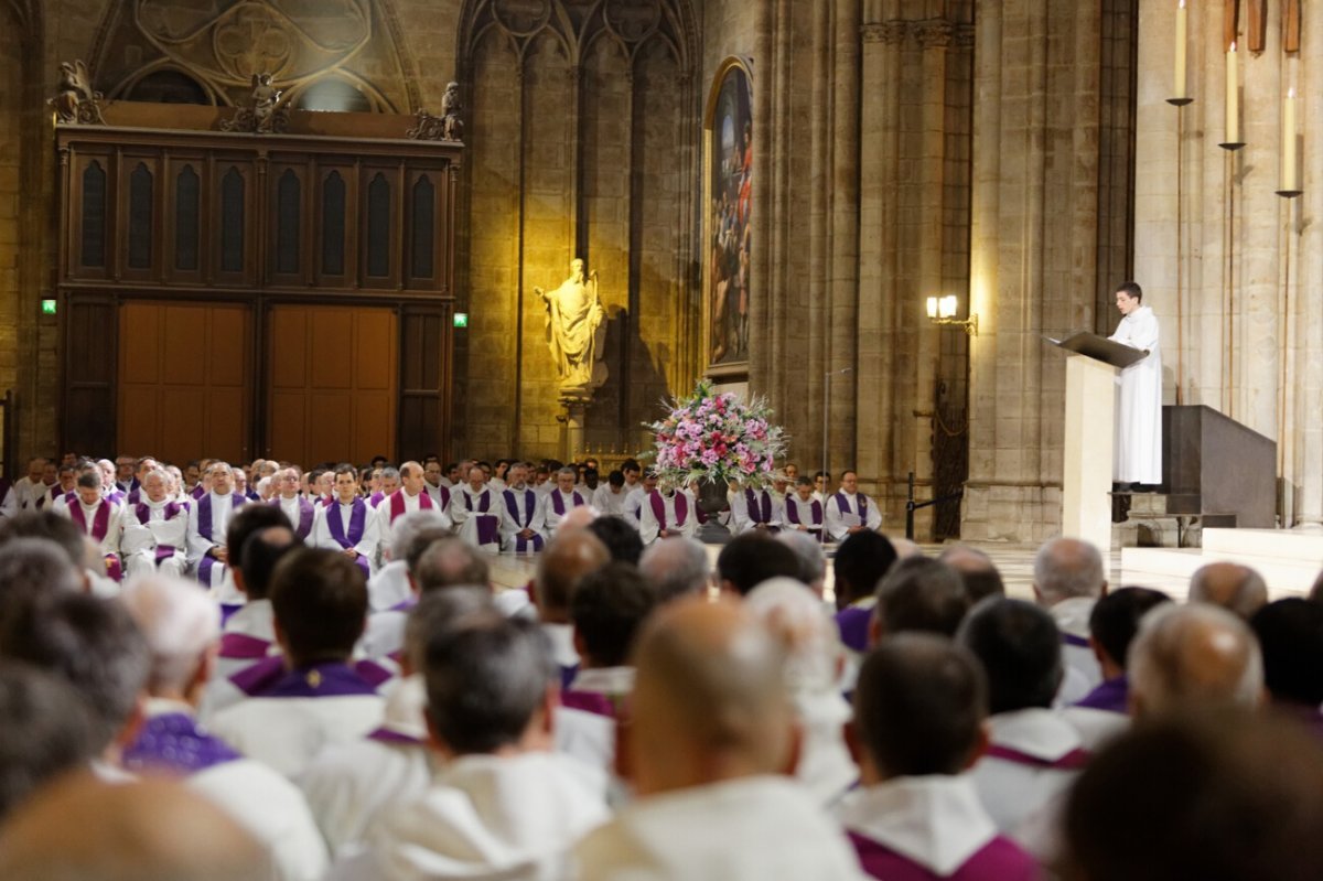 Messe d'action de grâce du cardinal André Vingt-Trois. © Yannick Boschat / Diocèse de Paris.