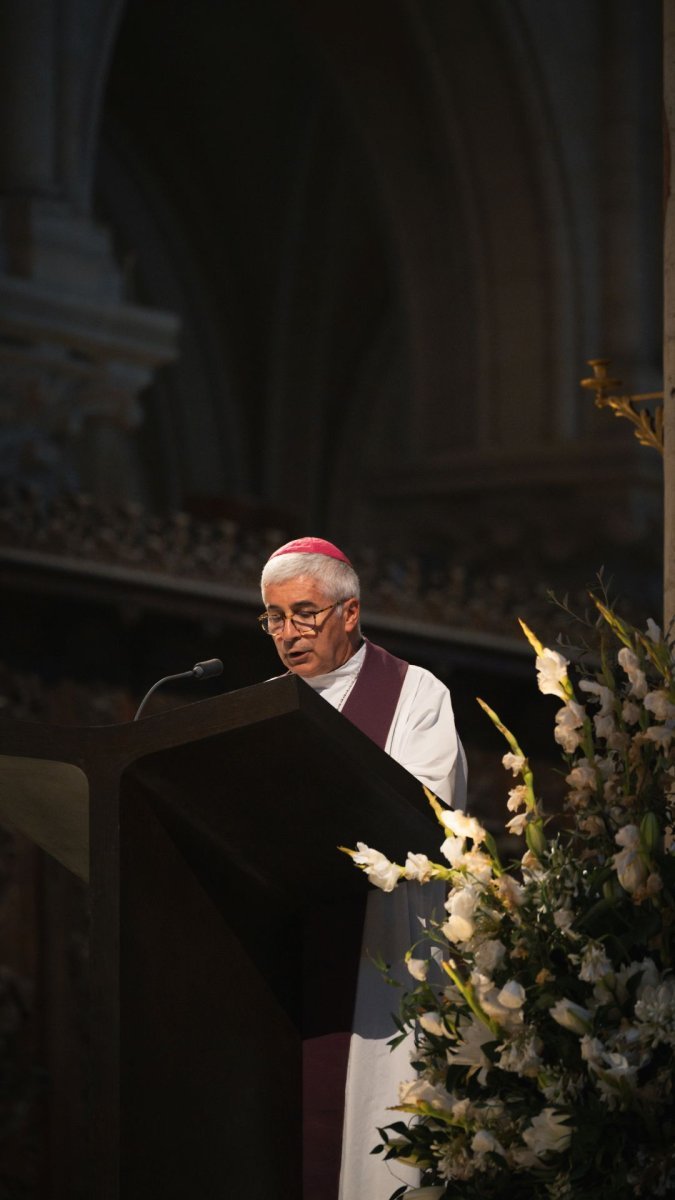 Veillée de prière à 19h. © Liam Hoarau / Diocèse de Paris.