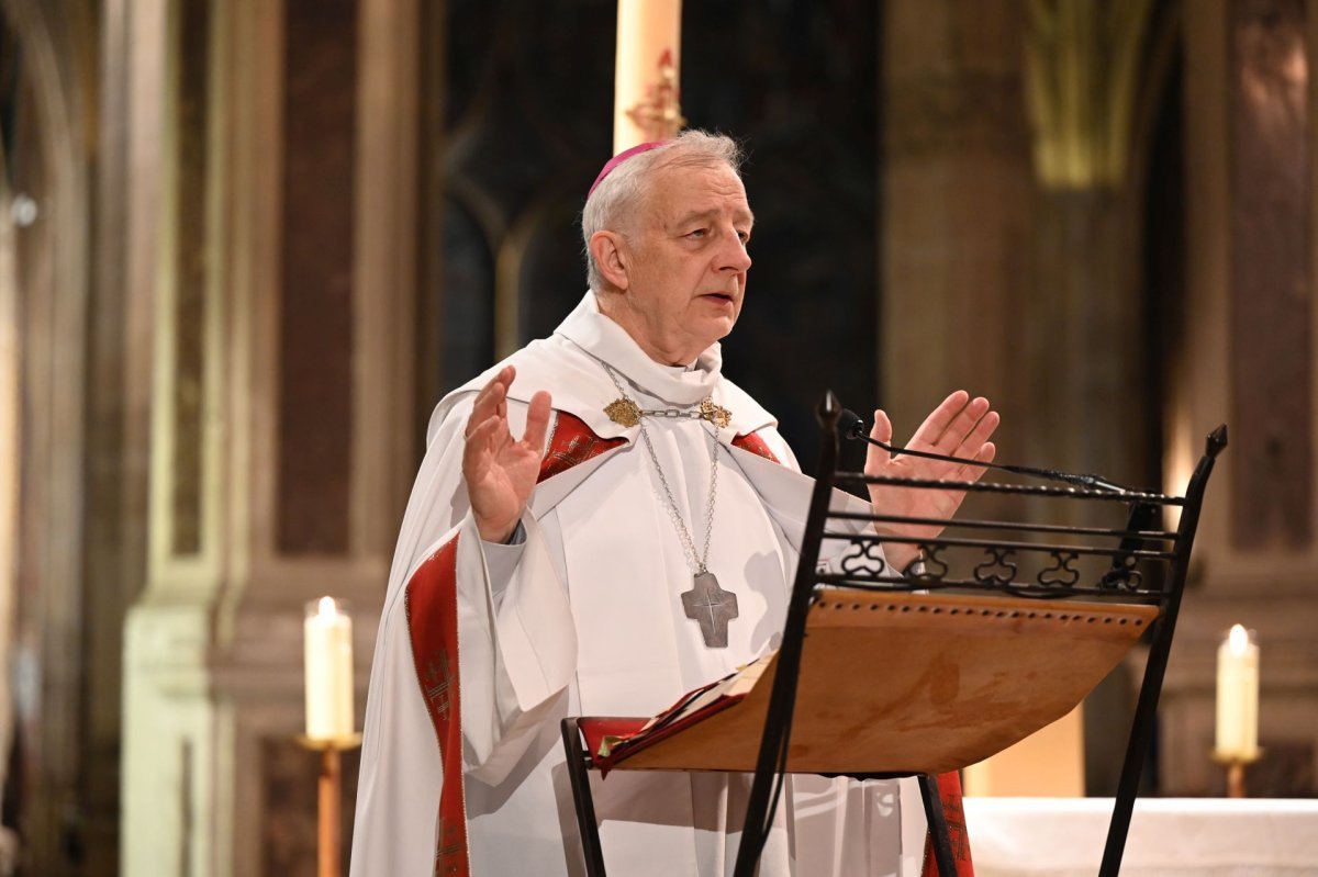 Catéchèse sur le sacrement du baptême. Lundi 5 mai 2025. © Marie-Christine Bertin / Diocèse de Paris.