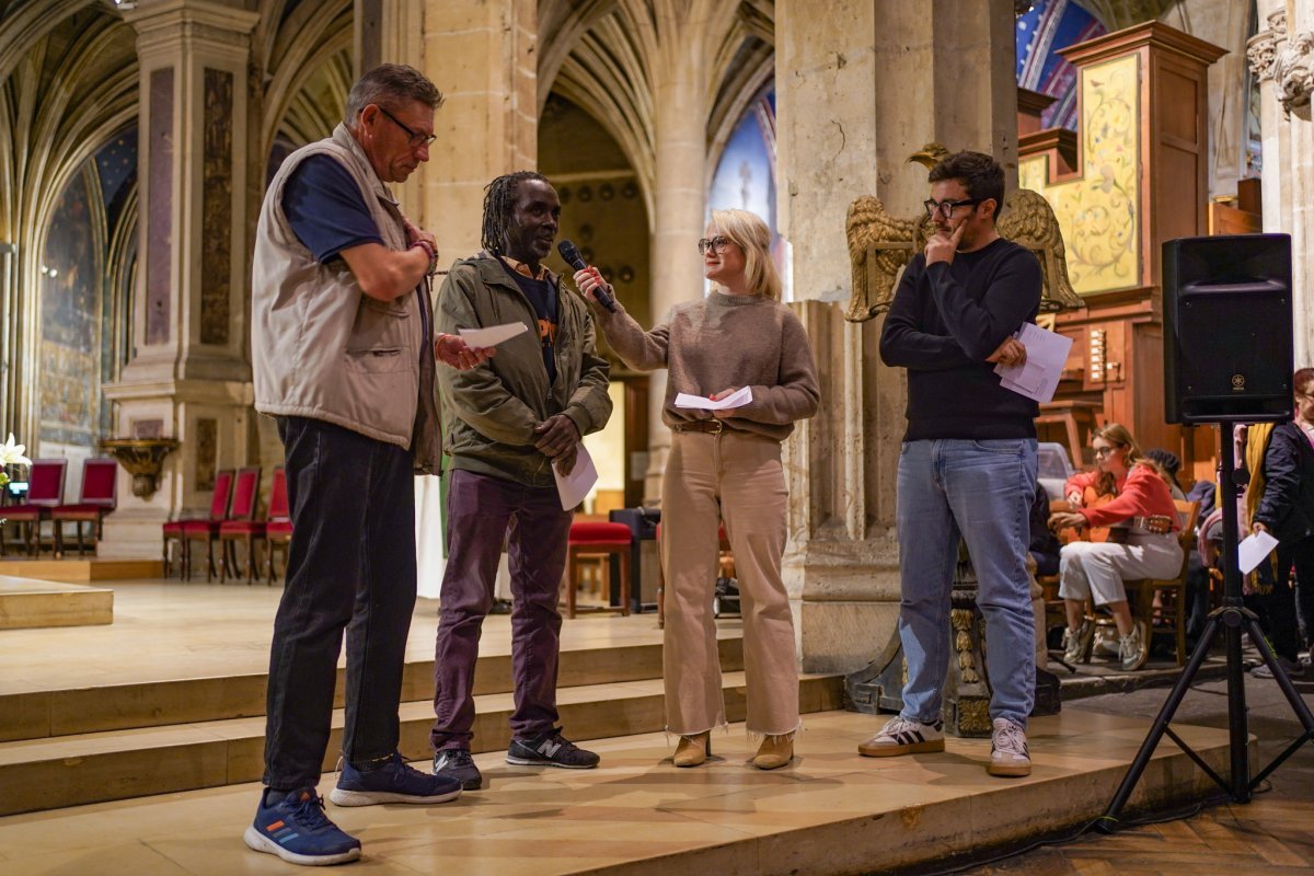 Alain et Virginie de la Bagagerie Antigel - Salomon et Mickaël de (…). © Marine Clerc.