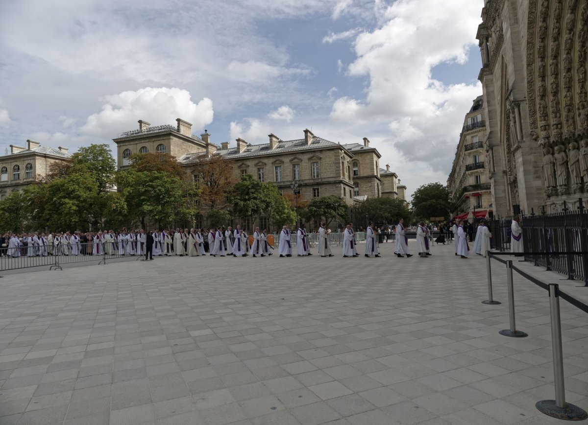 Obsèques du Cardinal André Vingt-Trois. © Yannick Boschat / Diocèse de Paris.