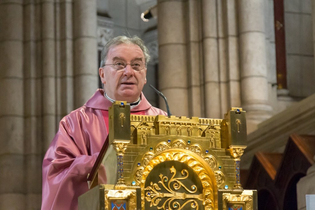 Mgr Luigi Ventura, nonce apostolique. © Bernardo Vazquez / BSCM.