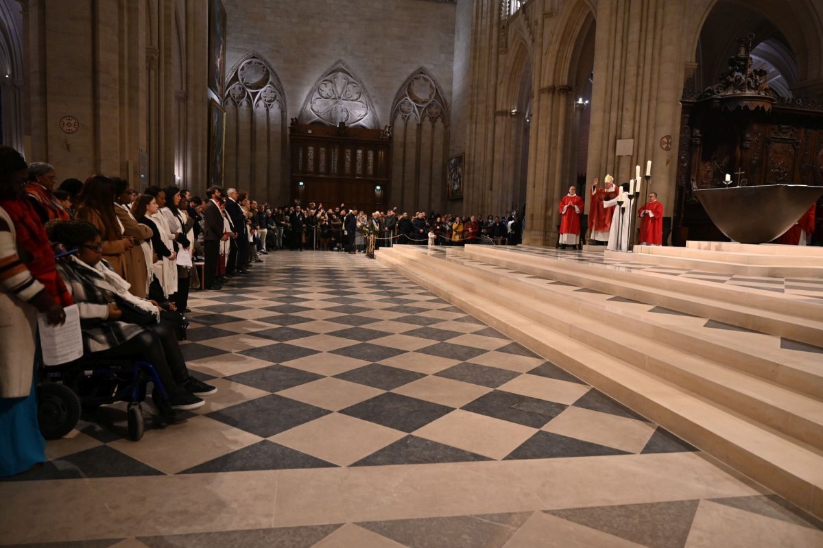 Confirmations d'adultes de janvier 2025. © Marie-Christine Bertin / Diocèse de Paris.