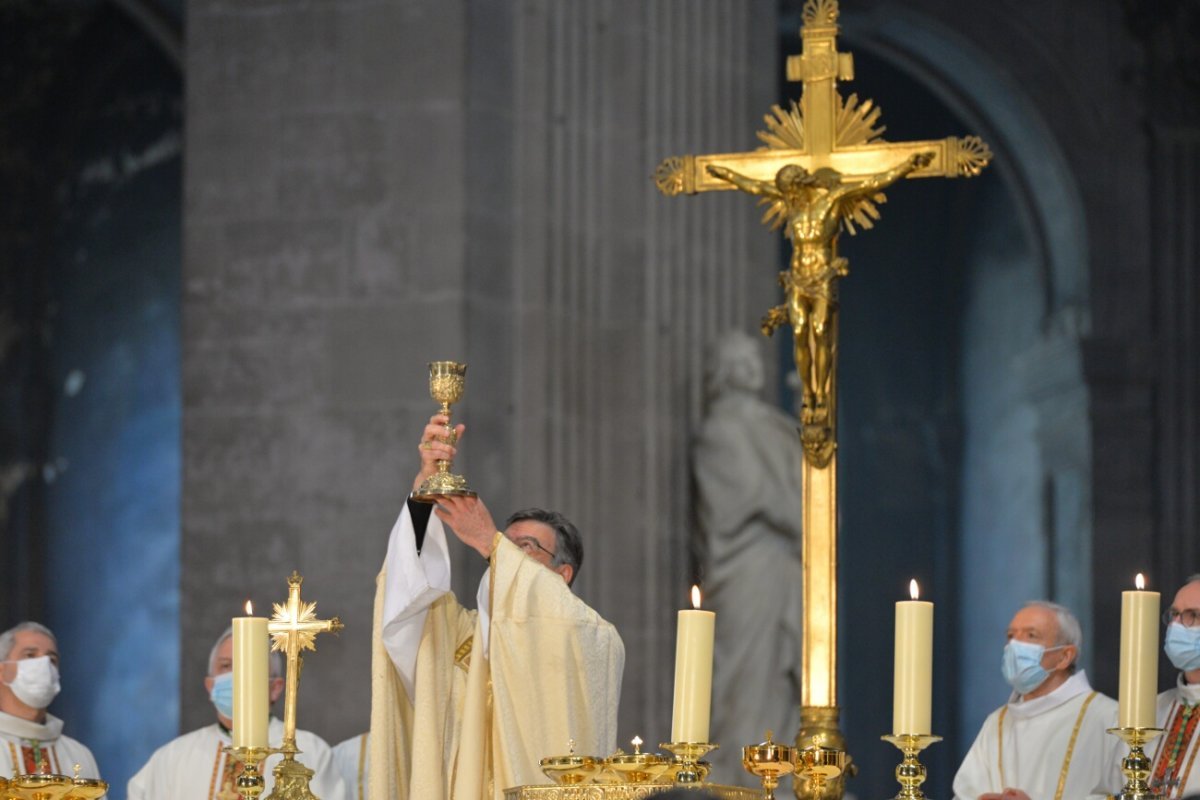 Messe chrismale 2021. © Marie-Christine Bertin / Diocèse de Paris.