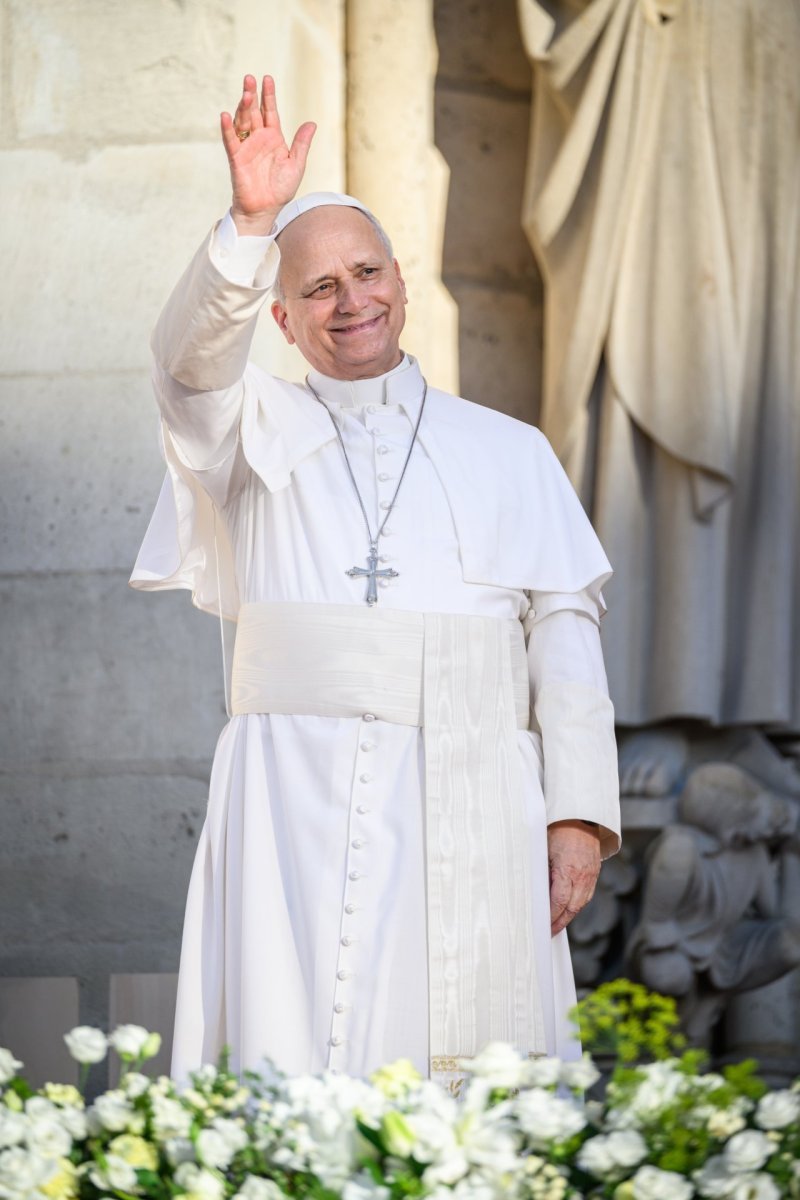Prière des vêpres à Notre-Dame de Paris avec le Pape Léon XIV. © Jean-Baptiste Delerue / Diocèse de Paris.