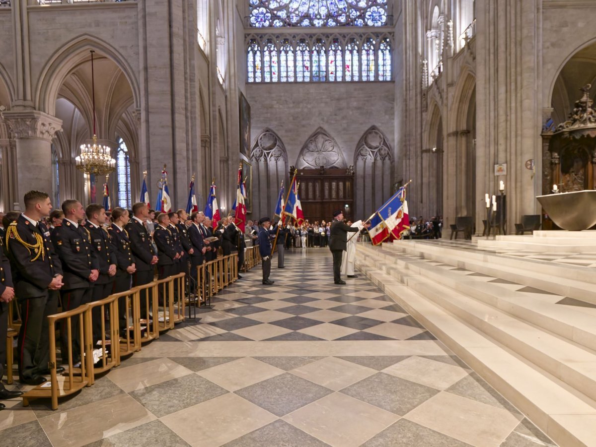 Messe pour les Sapeurs-Pompiers. © Yannick Boschat / Diocèse de Paris.