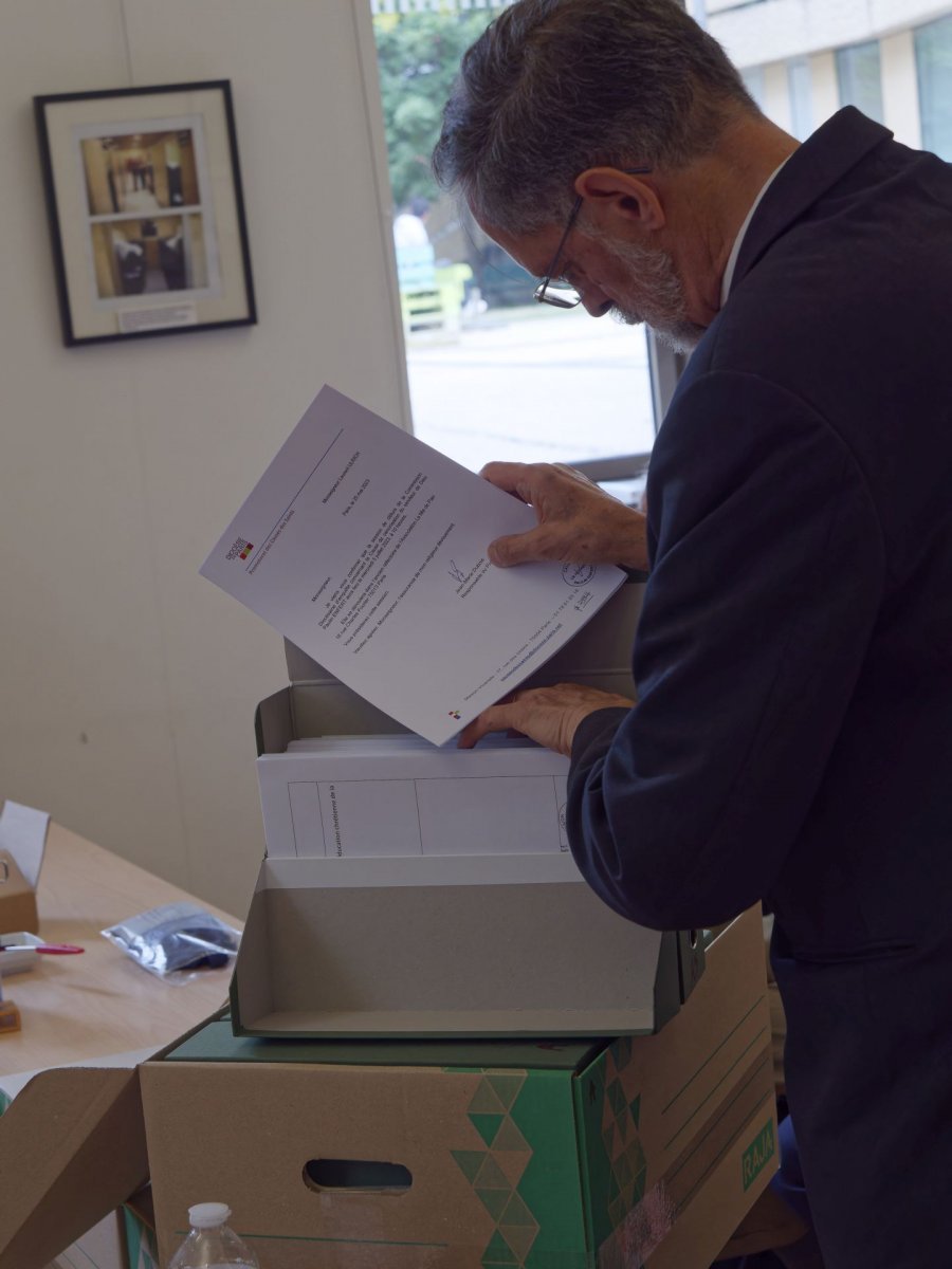 Clôture de l'enquête diocésaine pour la cause en canonisation de Paulin (…). © Yannick Boschat / Diocèse de Paris.