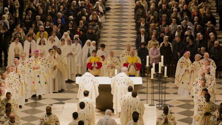 Messe pour les consacrés du diocèse de Paris 2024. (c) Yannick Boschat / Diocèse de Paris.