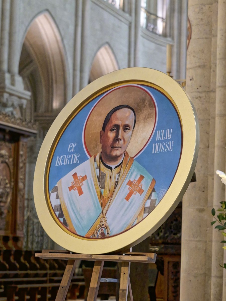 Divine Liturgie pour le bienheureux Cardinal Iuliu Hossu. © Yannick Boschat / Diocèse de Paris.