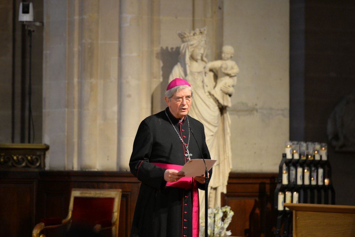 Conférence de carême de Notre-Dame de Paris. Dimanche 26 février 2023 © Marie-Christine Bertin / Diocèse de Paris.