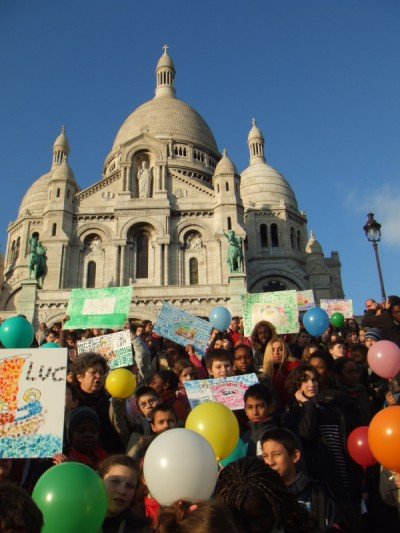 Rassemblement des 6e à Montmartre. Samedi 27 janvier 