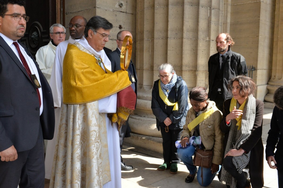 Prière de guérison et de délivrance. © Marie-Christine Bertin / Diocèse de Paris.