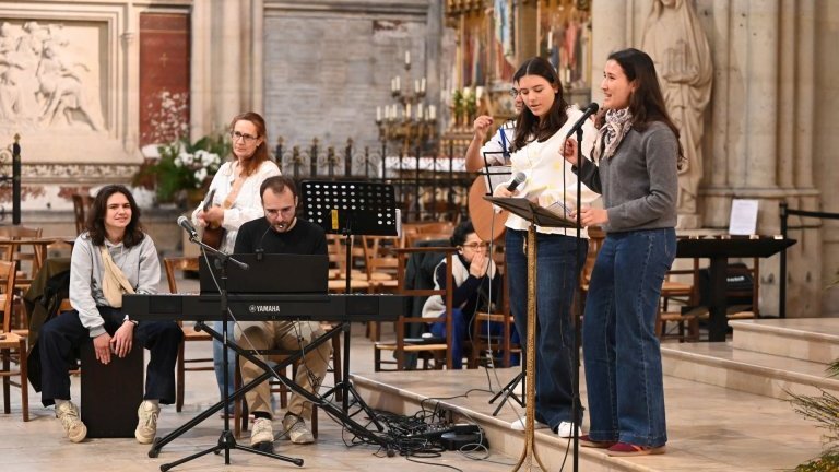 Rassemblement des CM1 2026. (c) Marie-Christine Bertin / Diocese de Paris.