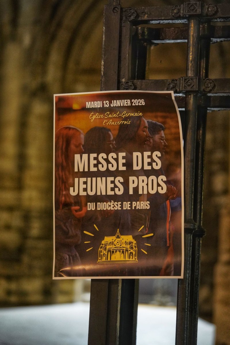 Messe des Jeunes Pros de Paris. © Illian Calle - Diocèse Paris.