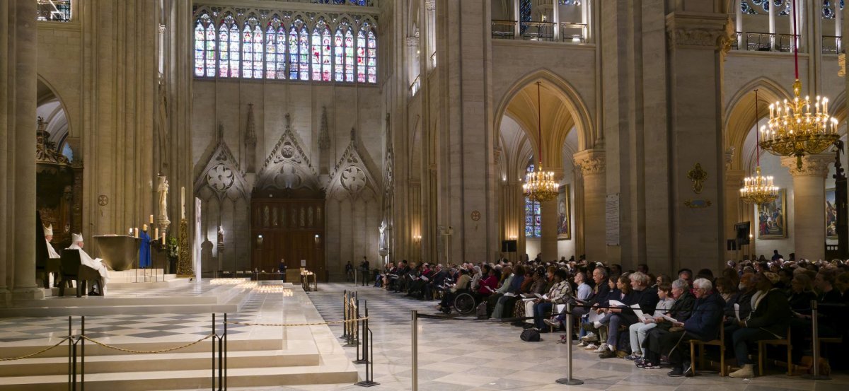 Messe solennelle d'action de grâce et pour le repos de l'âme du (…). © Yannick Boschat / Diocèse de Paris.
