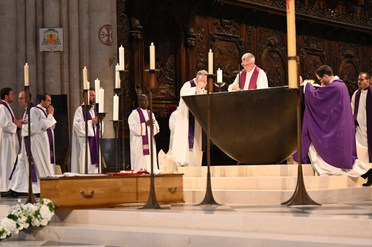 Obsèques du Cardinal André Vingt-Trois. © Marie-Christine Bertin / Diocèse de Paris.