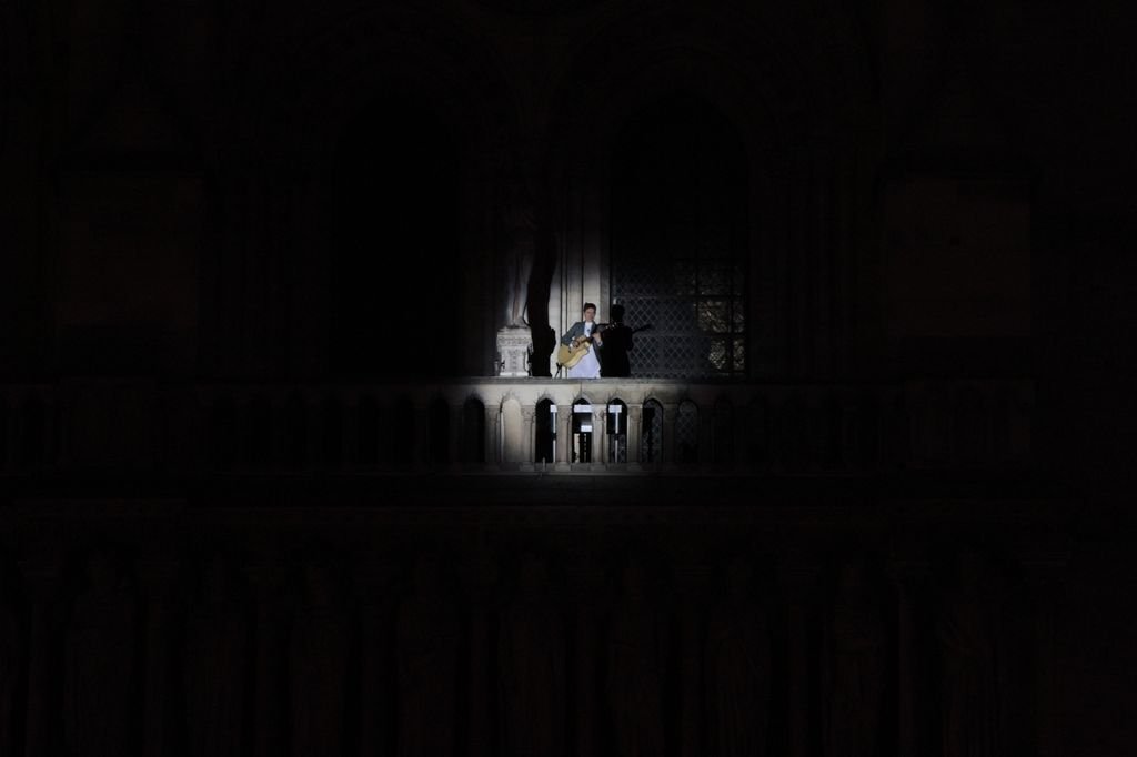 Le Parvis des Gentils le 25 mars 2011 à Notre-Dame de Paris. Photo Yannick Boschat 