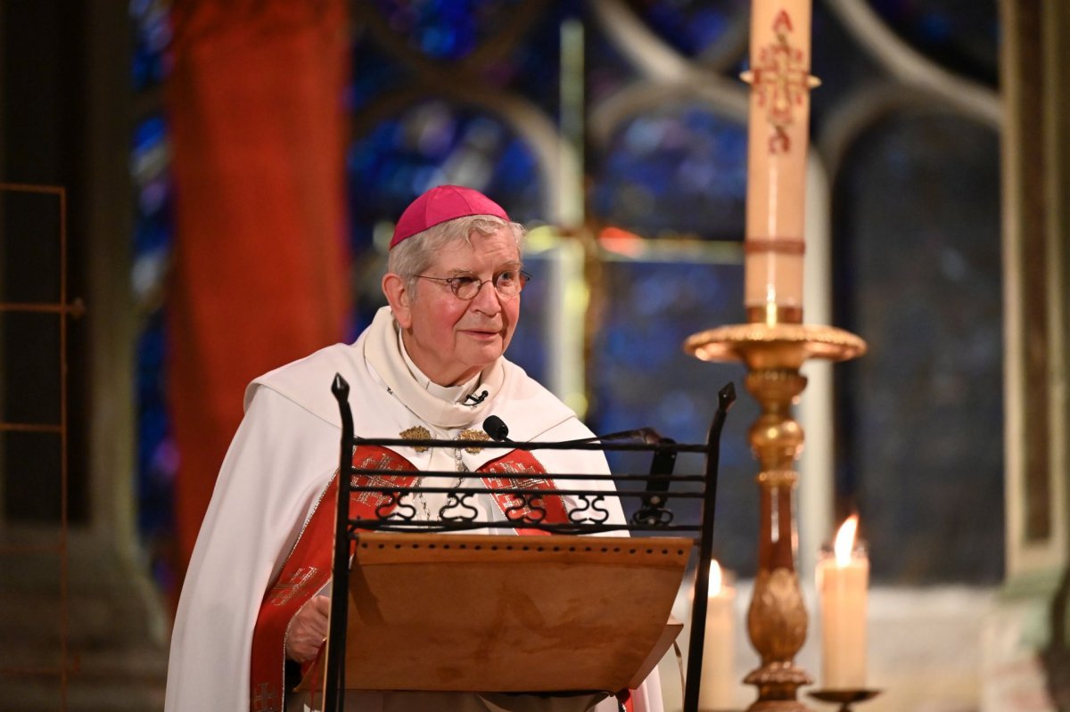 Catéchèse sur le sacrement de confirmation. Lundi 12 mai 2025. © Marie-Christine Bertin / Diocèse de Paris.