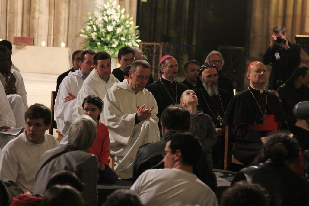 Le Parvis des Gentils le 25 mars 2011 à Notre-Dame de Paris. Photo Yannick Boschat 